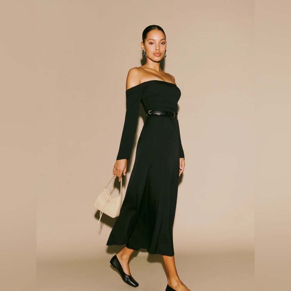 NWT size 8 Ballari Dress. Reformation.  Black.